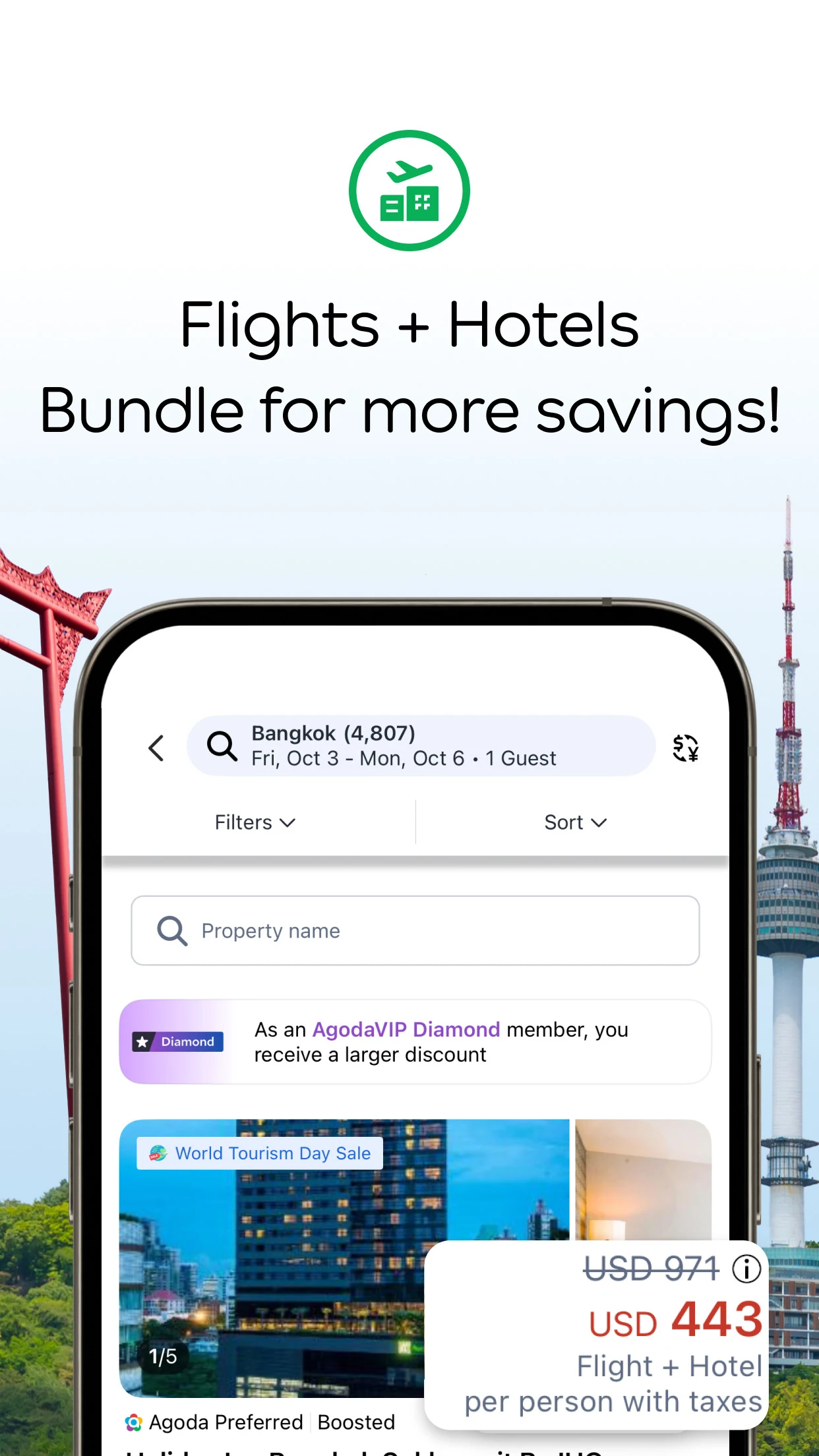 Agoda: Cheap Flights & Hotels screenshot